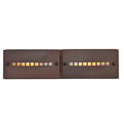 Meyda Tiffany Moss Creek 106311 Bath Vanity Light 24 in. wide - Cinnamon Coffee Metallic