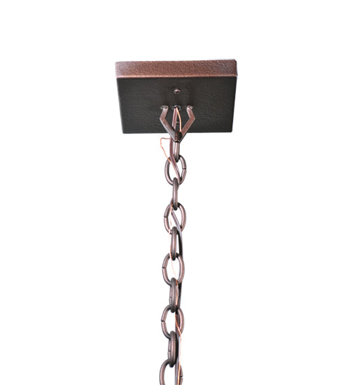 Meyda Tiffany Lighting 106340 Moss Creek Four Light Pendant Outdoor Bronze / Dark