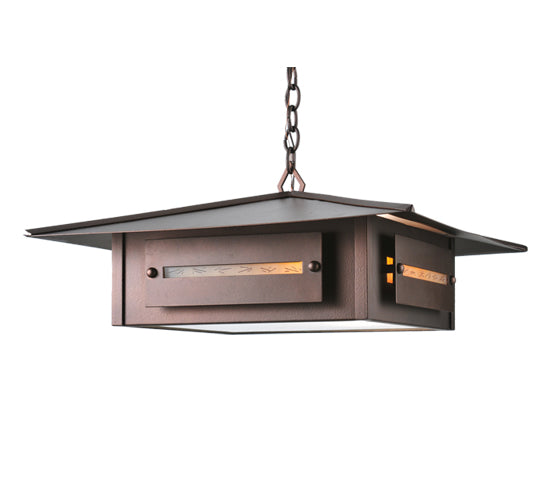 Meyda Tiffany Lighting 106340 Moss Creek Four Light Pendant Outdoor Bronze / Dark