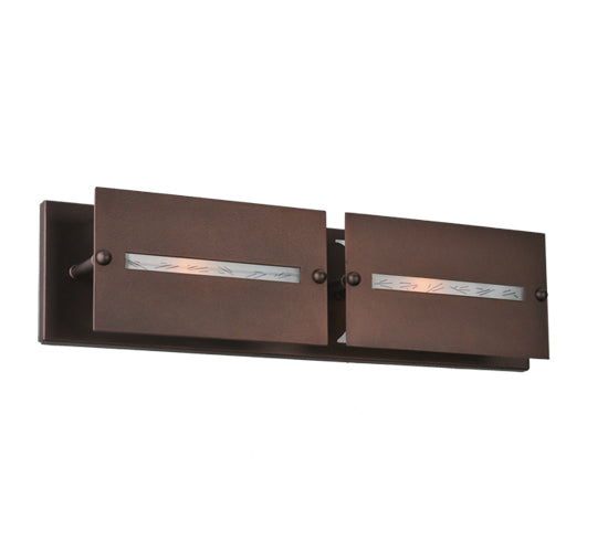 Meyda Tiffany Moss Creek 106342 Bath Vanity Light 24 in. wide - Cinnamon Coffee Metallic