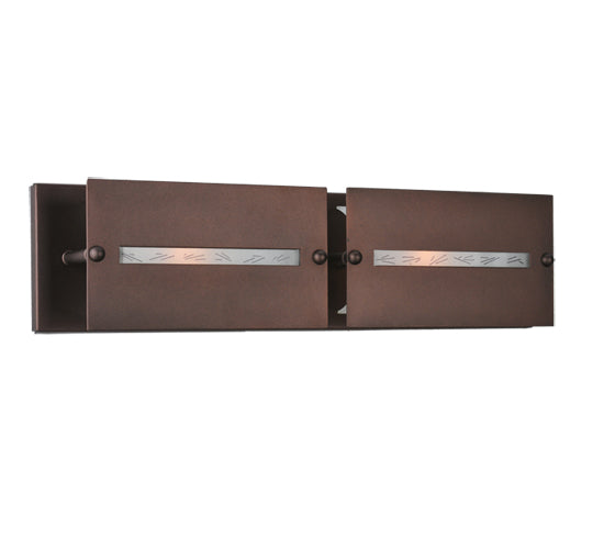 Meyda Tiffany Moss Creek 106342 Bath Vanity Light 24 in. wide - Cinnamon Coffee Metallic