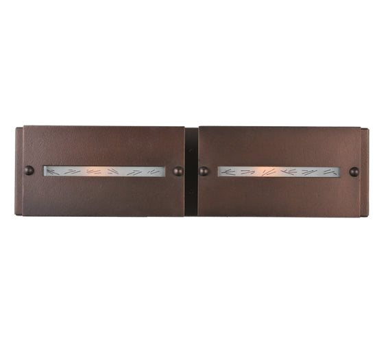 Meyda Tiffany Moss Creek 106342 Bath Vanity Light 24 in. wide - Cinnamon Coffee Metallic