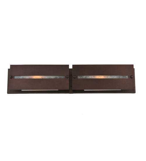 Meyda Tiffany Moss Creek 106346 Bath Vanity Light 30 in. wide - Cinnamon Coffee Metallic