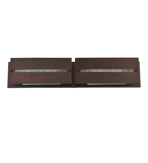 Meyda Tiffany Moss Creek 106346 Bath Vanity Light 30 in. wide - Cinnamon Coffee Metallic