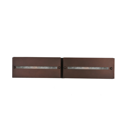 Meyda Tiffany Moss Creek 106346 Bath Vanity Light 30 in. wide - Cinnamon Coffee Metallic