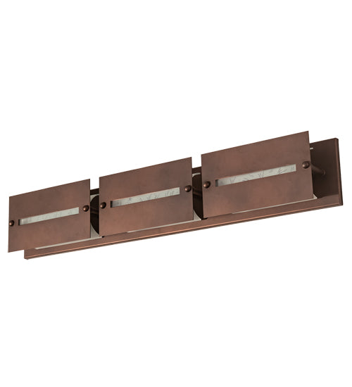 Meyda Tiffany Moss 106347 Bath Vanity Light 36 in. wide - Cinnamon Coffee Metallic