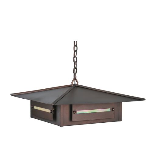 Meyda Tiffany Lighting 106353 Moss Creek Four Light Pendant Outdoor Bronze / Dark