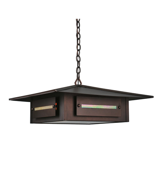 Meyda Tiffany Lighting 106353 Moss Creek Four Light Pendant Outdoor Bronze / Dark