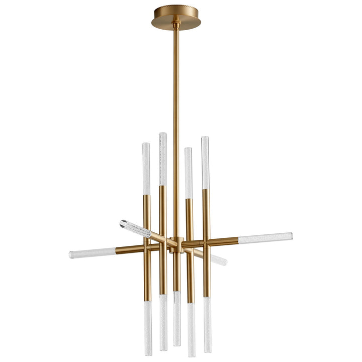 Oxygen Moxy 3-697-40 Chandelier Light - Aged Brass