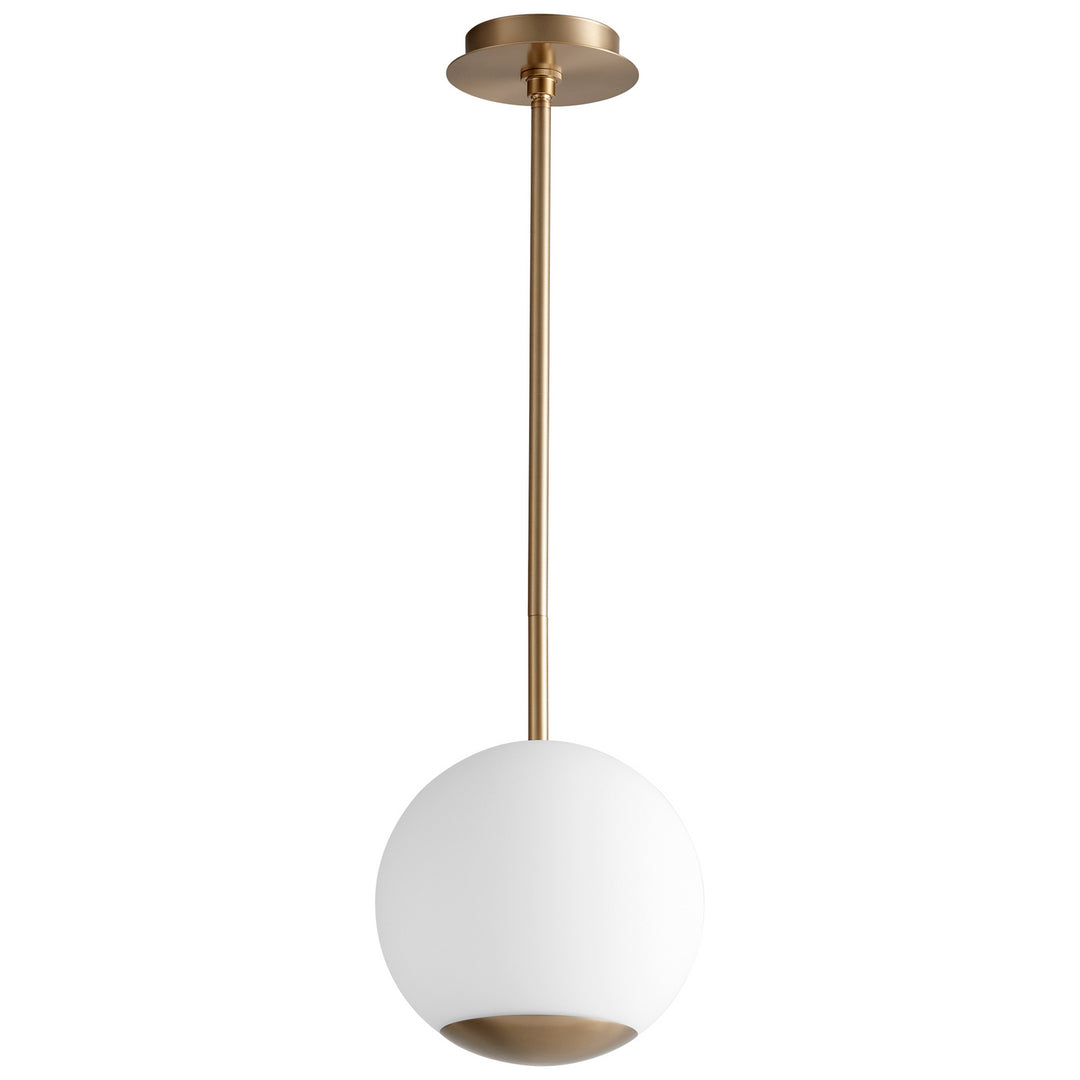 Oxygen Terra 3-690-40 Pendant Light - Aged Brass
