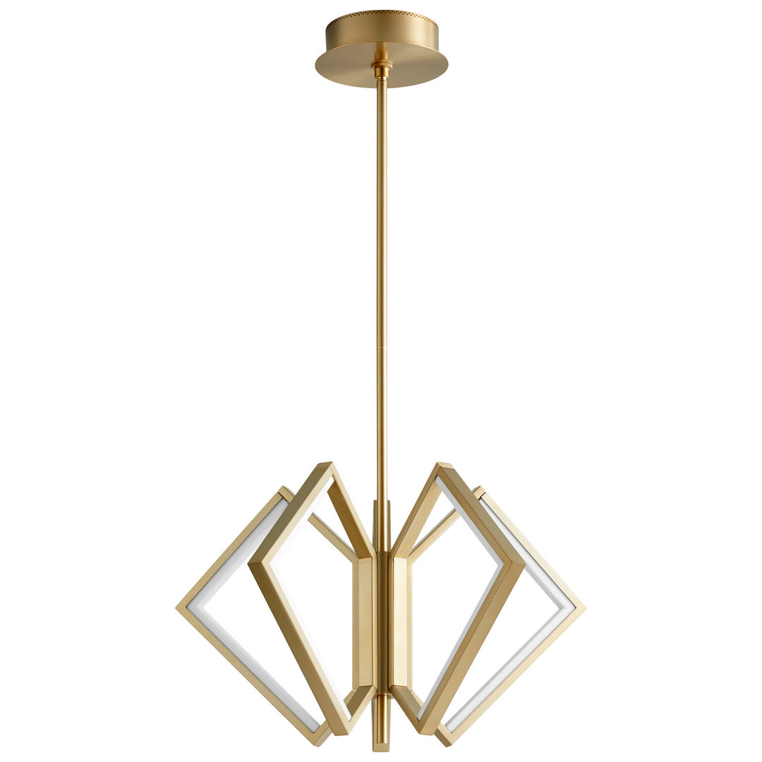 Oxygen Acadia 3-6142-40 Chandelier Light - Aged Brass