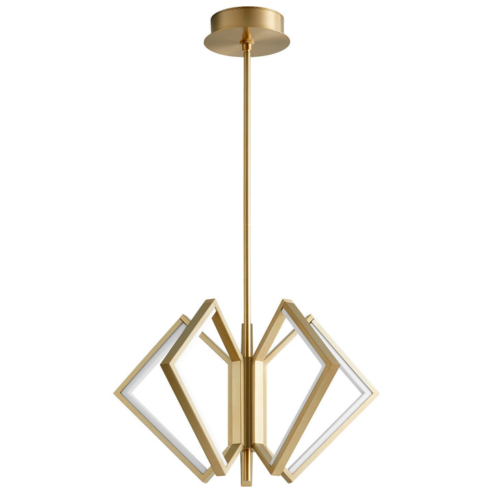 Oxygen Acadia 3-6142-40 Chandelier Light - Aged Brass