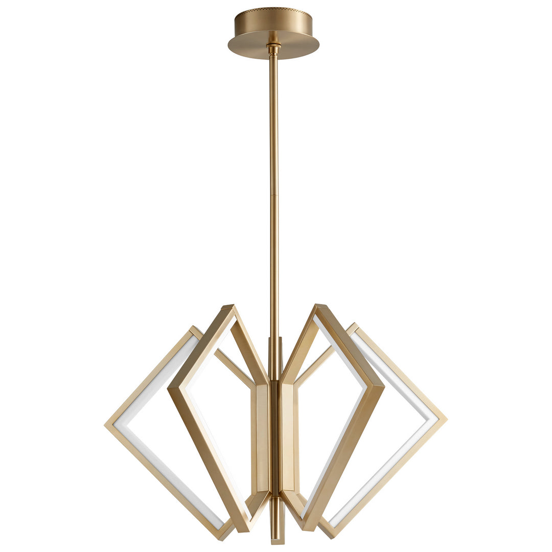 Oxygen Acadia 3-6143-40 Chandelier Light - Aged Brass