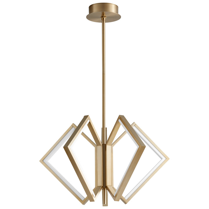 Oxygen Acadia 3-6143-40 Chandelier Light - Aged Brass