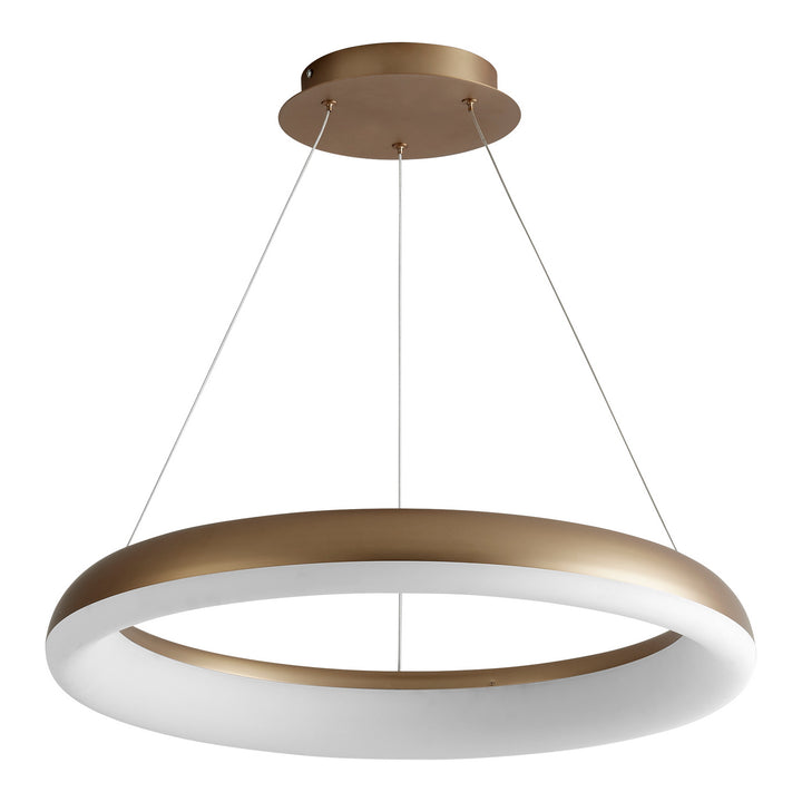 Oxygen Roswell 3-63-40 Pendant Light - Aged Brass