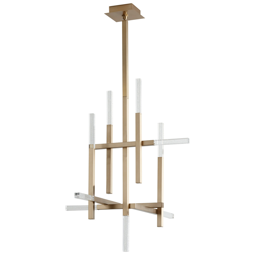 Oxygen Atlantis 3-636-40 Chandelier Light - Aged Brass