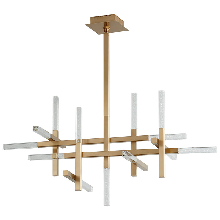 Oxygen Atlantis 3-637-40 Chandelier Light - Aged Brass