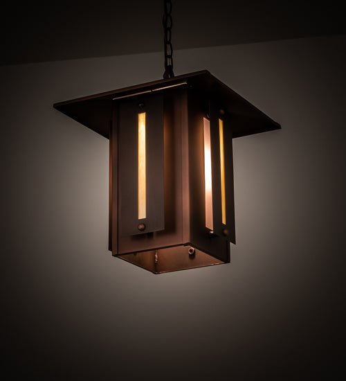 Meyda Tiffany Lighting 106366 Moss Creek One Light Pendant Outdoor Bronze / Dark