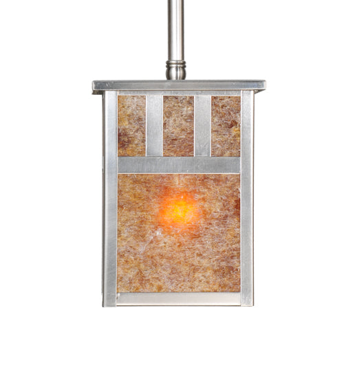 Meyda Tiffany Double Bar Mission 106381 Pendant Light - Brushed Nickel