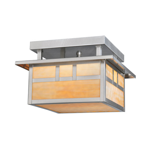 Meyda Tiffany Double Bar Mission 106382 Ceiling Light - Brushed Nickel