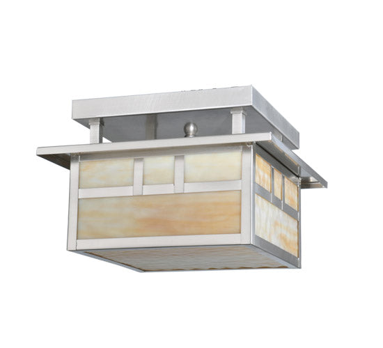Meyda Tiffany Double Bar Mission 106382 Ceiling Light - Brushed Nickel