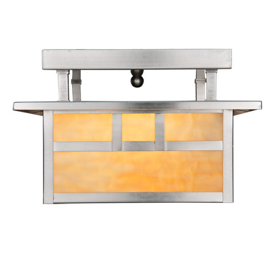 Meyda Tiffany Double Bar Mission 106382 Ceiling Light - Brushed Nickel
