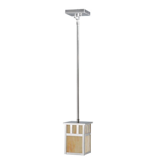 Meyda Tiffany Double Bar Mission 106392 Pendant Light - Brushed Nickel