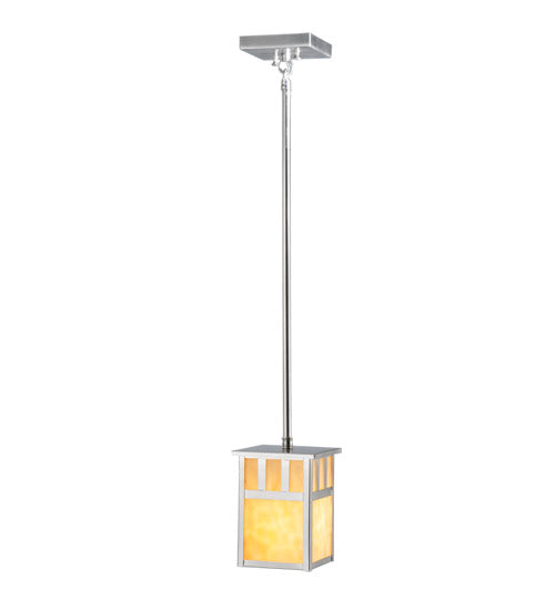Meyda Tiffany Double Bar Mission 106392 Pendant Light - Brushed Nickel
