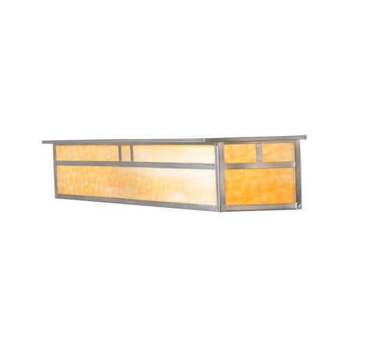 Meyda Tiffany Hyde Park 106393 Bath Vanity Light 39 in. wide - Brushed Nickel