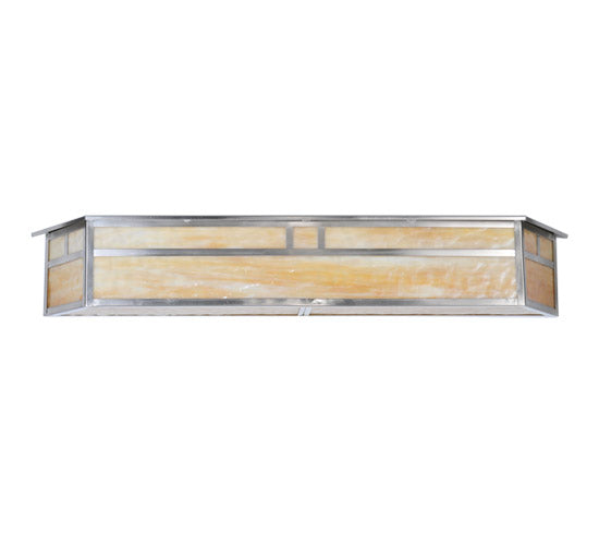 Meyda Tiffany Hyde Park 106393 Bath Vanity Light 39 in. wide - Brushed Nickel