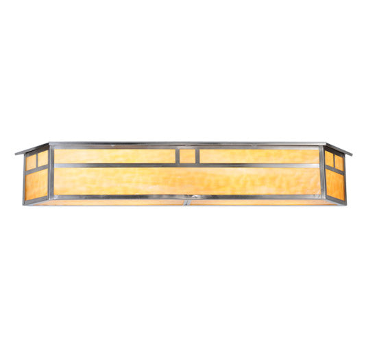 Meyda Tiffany Hyde Park 106393 Bath Vanity Light 39 in. wide - Brushed Nickel