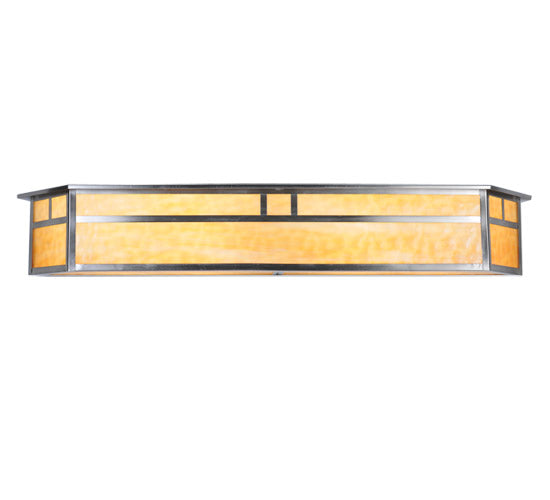 Meyda Tiffany Hyde Park 106393 Bath Vanity Light 39 in. wide - Brushed Nickel