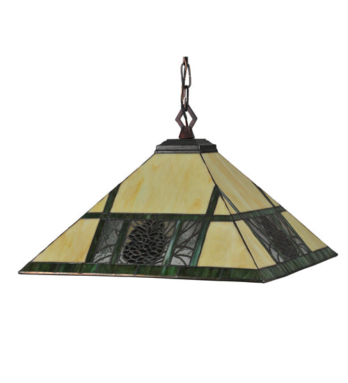 Meyda Tiffany Pinecone Ridge 106491 Pendant Light - Mahogany Bronze