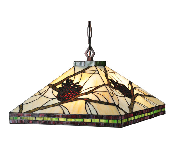 Meyda Tiffany Pinecone 106511 Pendant Light - Craftsman Brown