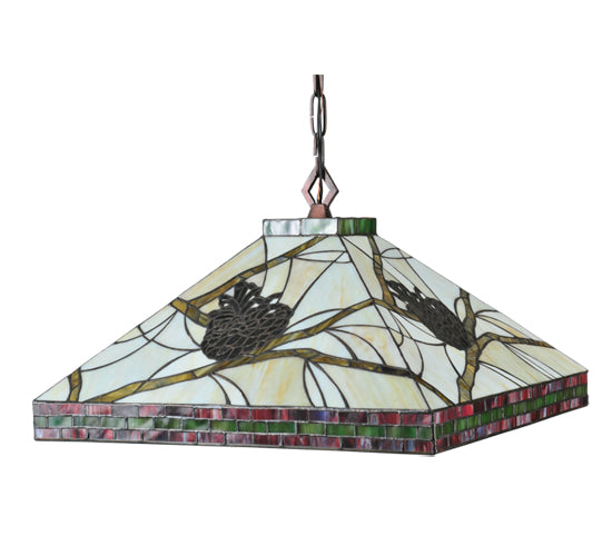 Meyda Tiffany Pinecone 106511 Pendant Light - Craftsman Brown