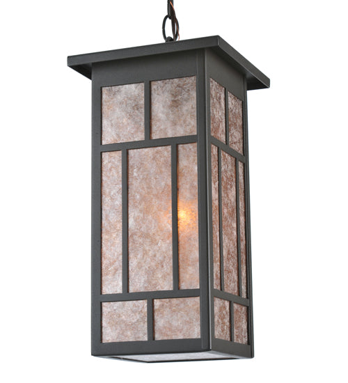 Meyda Tiffany Lighting 106532 Hyde Park One Light Pendant Outdoor Bronze / Dark