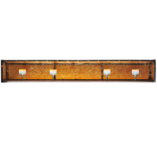 Meyda Tiffany Athabasca 106547 Bath Vanity Light 9 in. wide - Mahogany Bronze