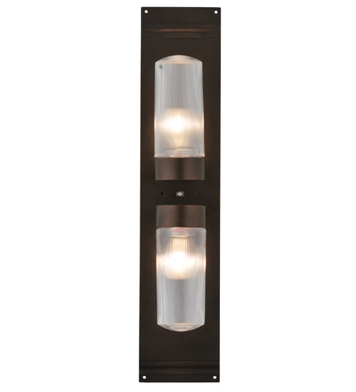 Meyda Tiffany Saltire Craftsman 106559 Wall Light - Mahogany Bronze