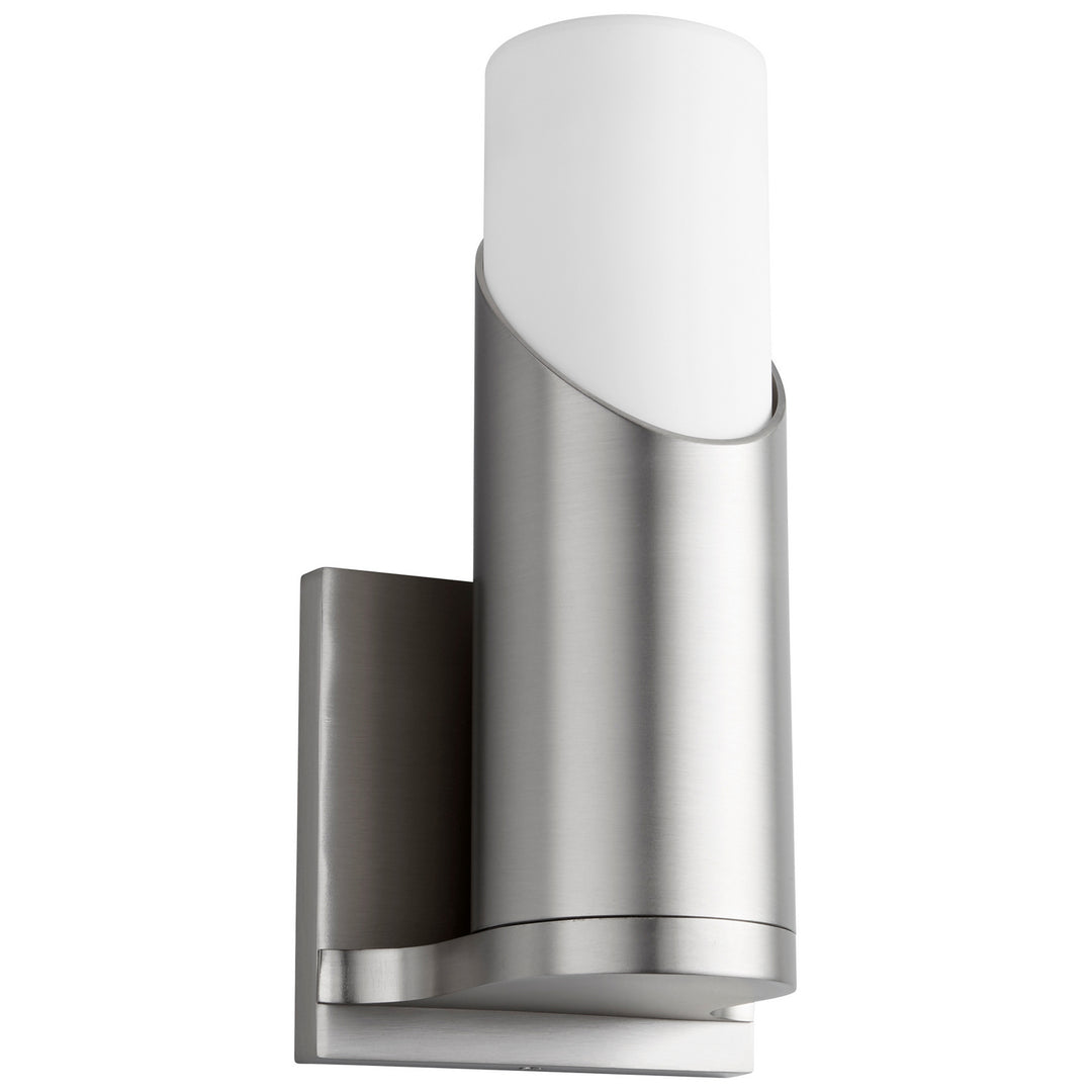 Oxygen 3-567-224 Ellipse LED Wall Sconce Light Outdoor Satin Nickel