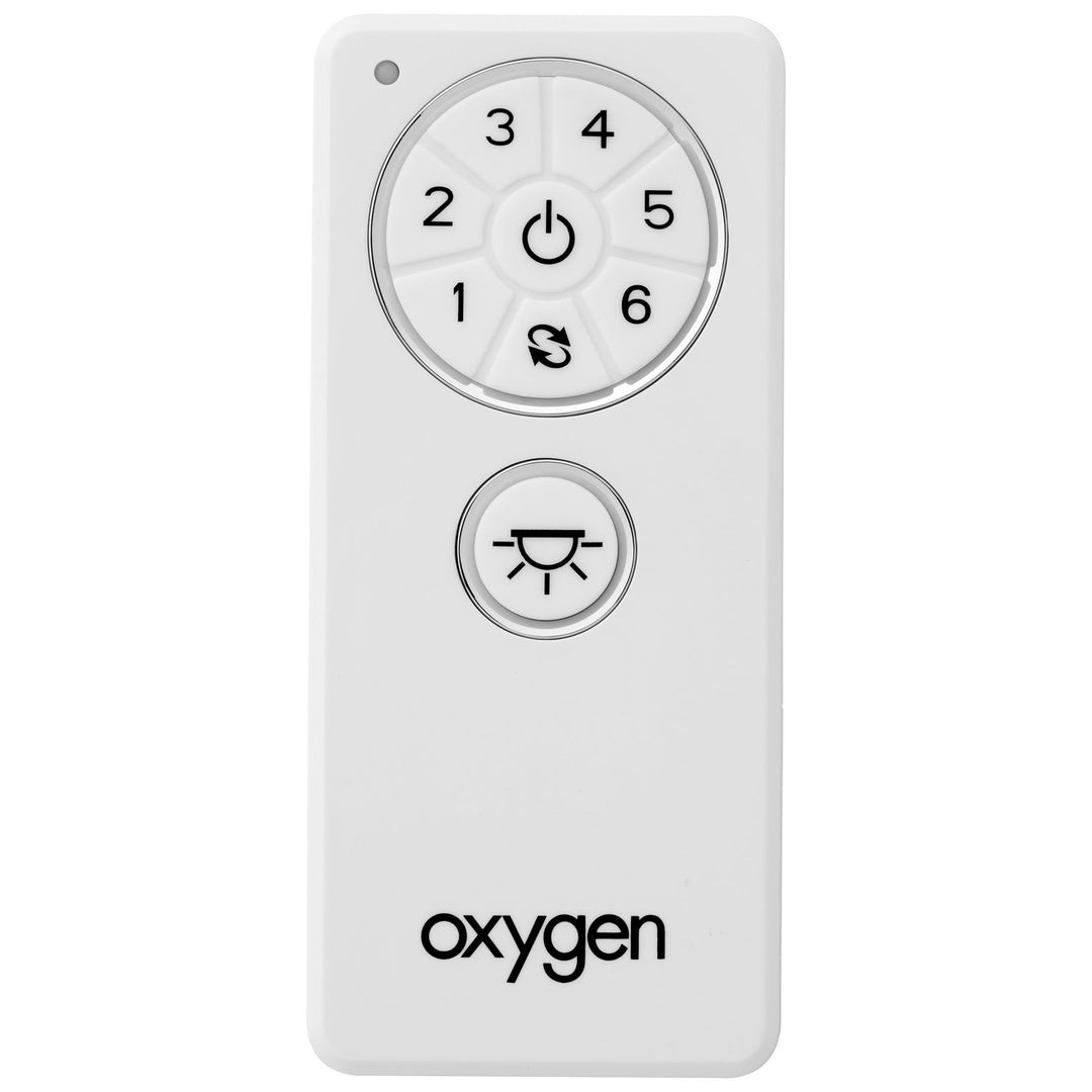 Oxygen 3-8-3000 Fan Remote Propel & Sol Remote Ceiling Fan White