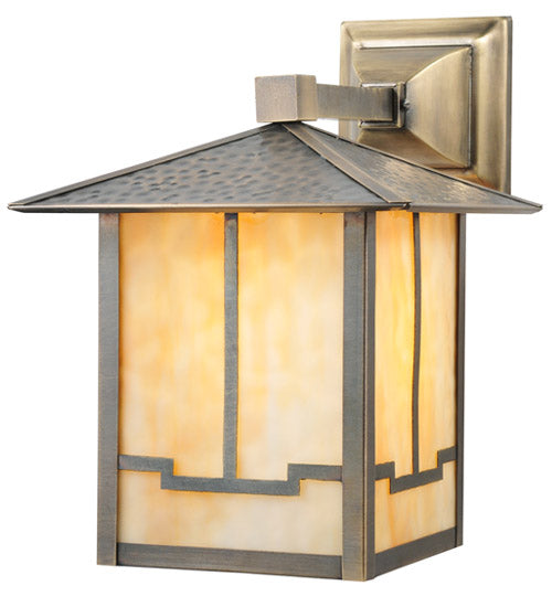 Meyda Tiffany Lighting 106615 Seneca One Light Wall Sconce Outdoor Bronze / Dark