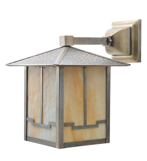 Meyda Tiffany Lighting 106615 Seneca One Light Wall Sconce Outdoor Bronze / Dark