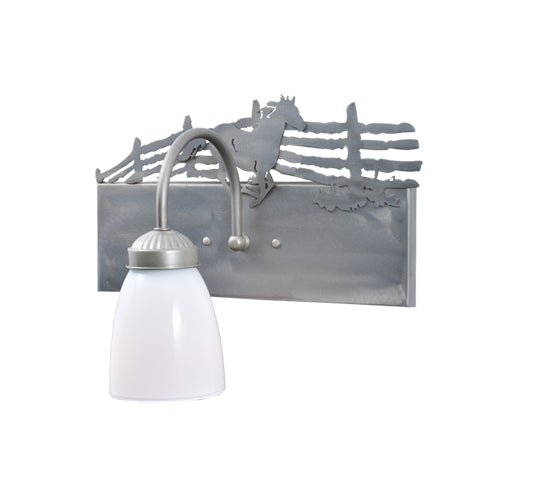 Meyda Tiffany Running Horses 106677 Wall Light - Steel