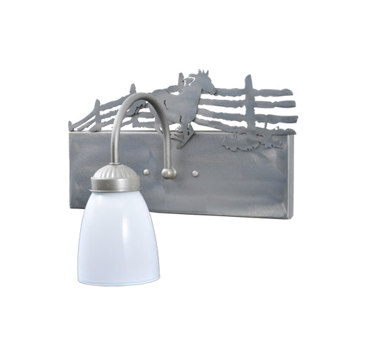 Meyda Tiffany Running Horses 106677 Wall Light - Steel