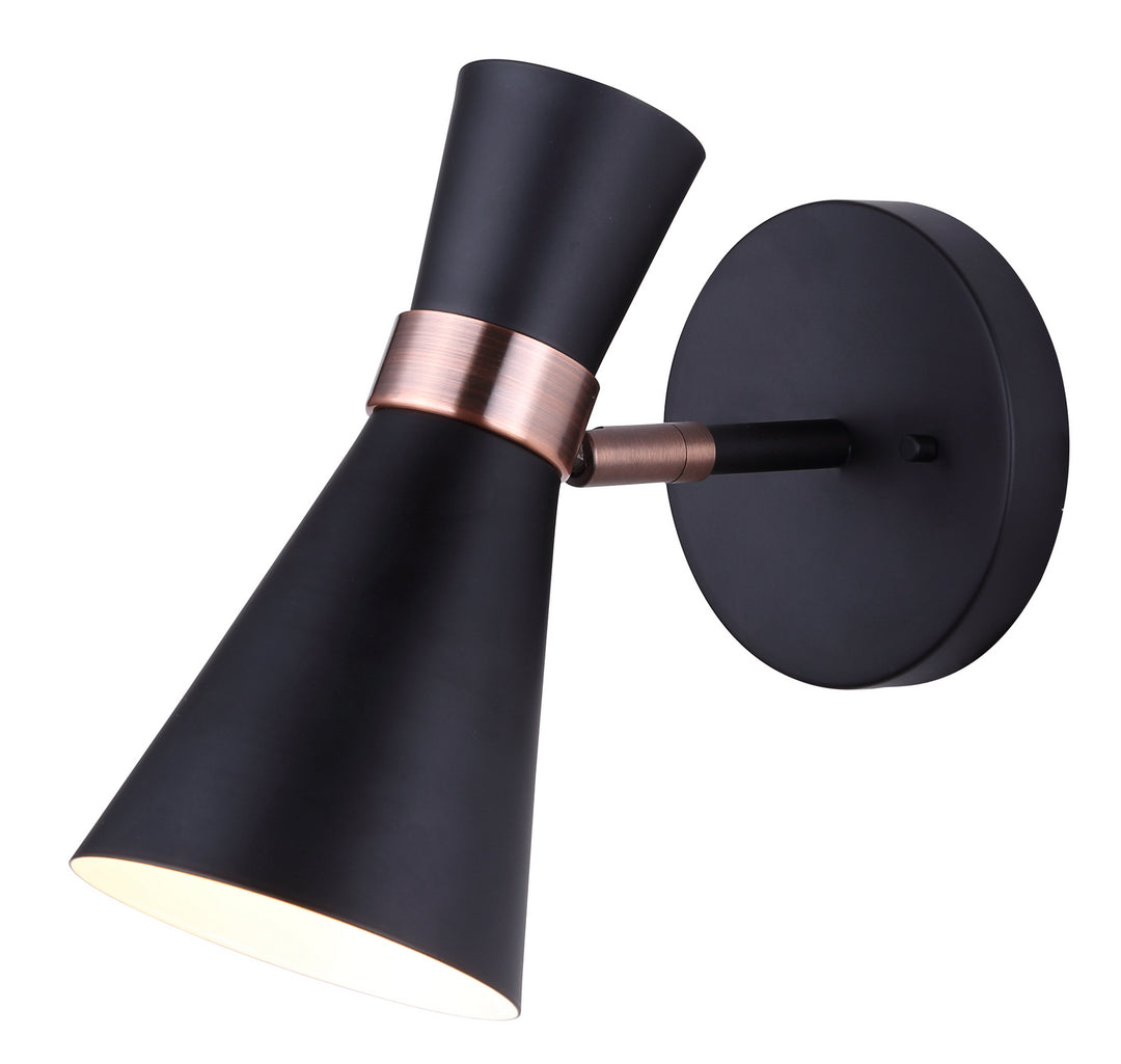 Canarm Griffith ICW668A01BKZ Wall Sconce Light - Bronze/Black
