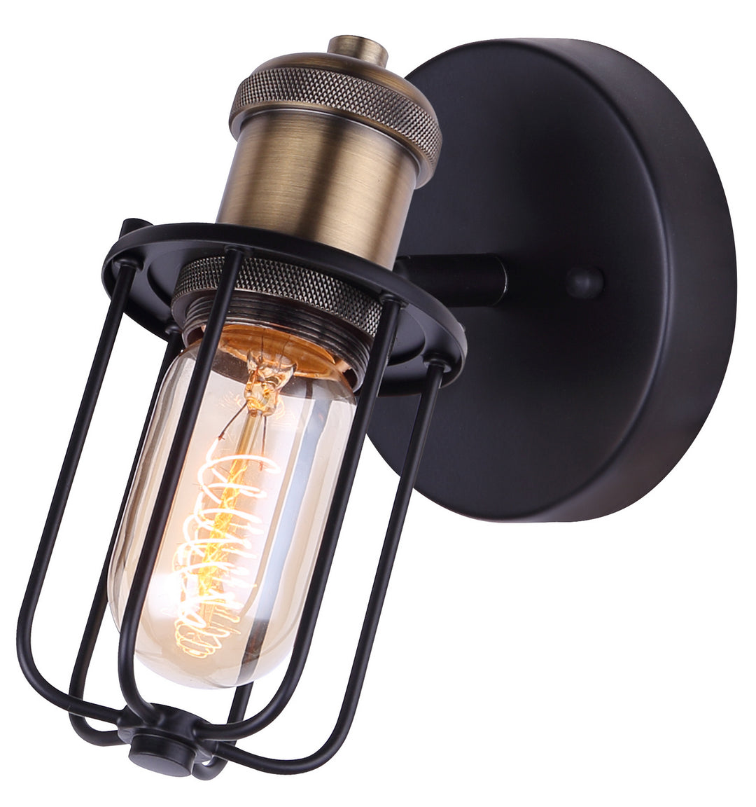 Canarm  ICW704A01BKG Wall Sconce Light - Metal
