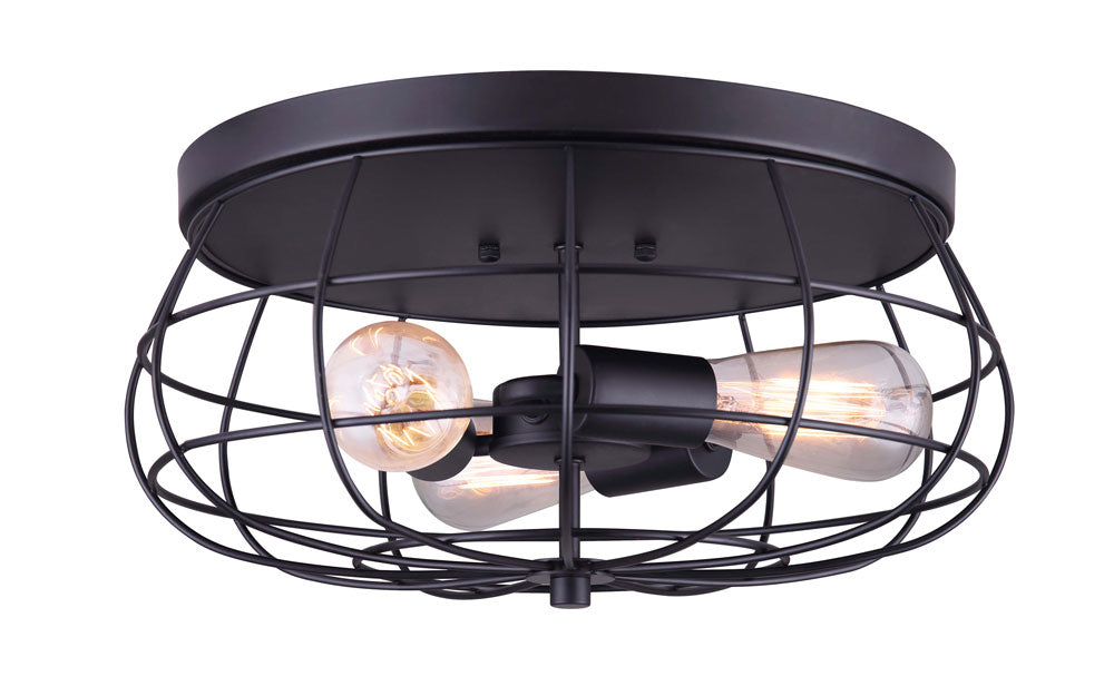 Canarm Flora IFM640B16BK Ceiling Light - Black