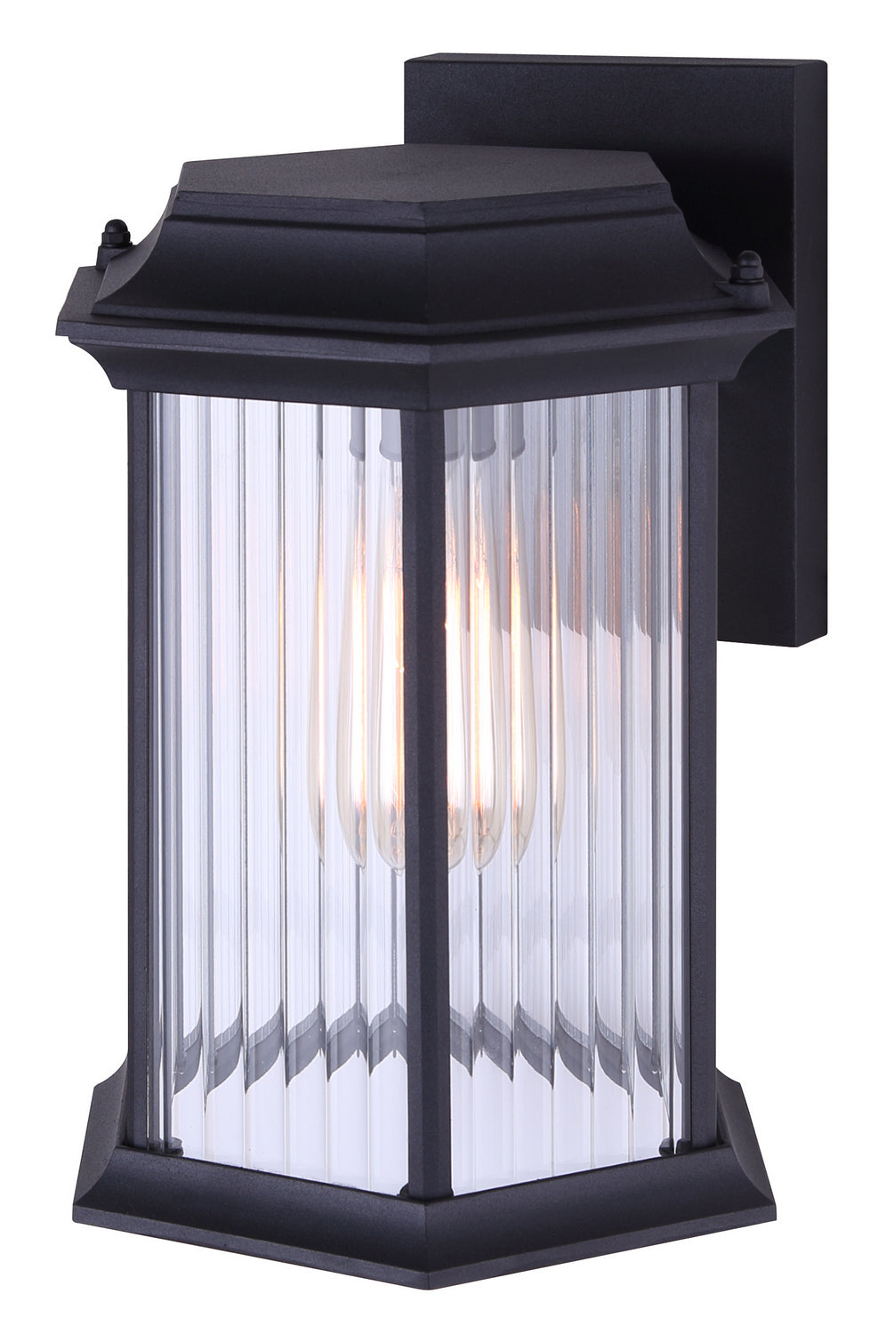 Canarm Lighting IOL348BK Kitley One Light Outdoor Lantern Outdoor Black