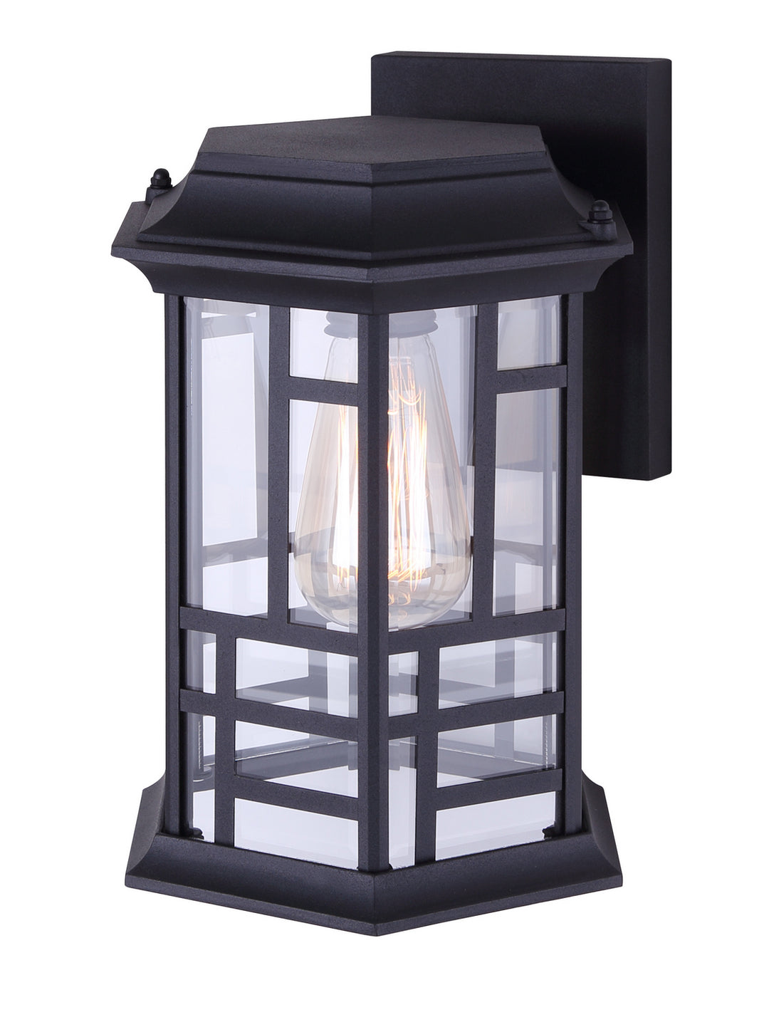 Canarm Lighting IOL353BK Chantry One Light Outdoor Lantern Outdoor Black