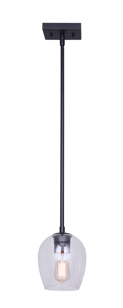 Canarm Cain IPL1019A01BK Pendant Light - Black